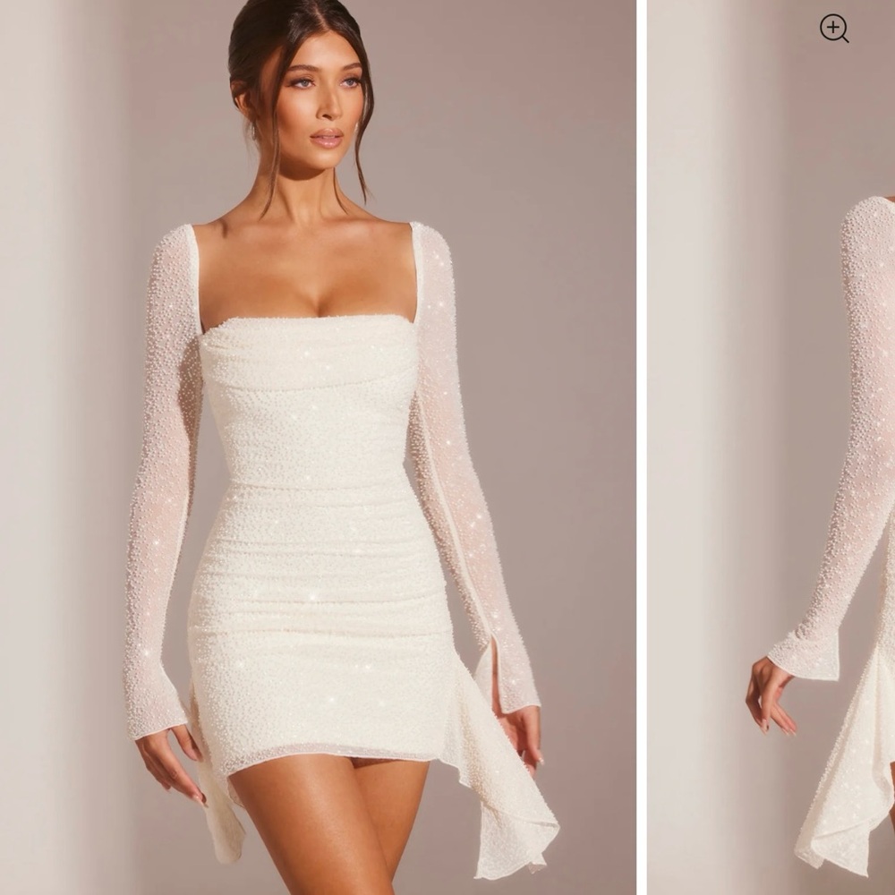 Ferrera OhPolly white mini dress